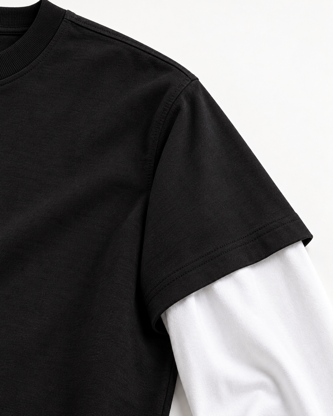 CULTURE ATTACHED SLEEVE T-SHIRT