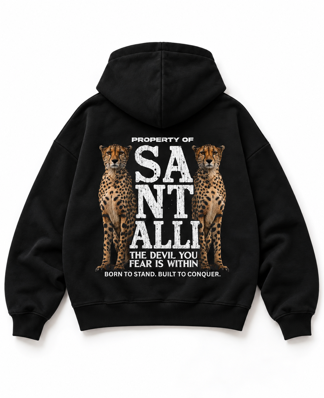 LEOPARD PANJAB OVERSIZED BOXY HOODIE