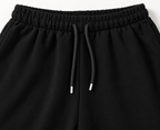 BLACK BAGGY FIT TRACK PANT