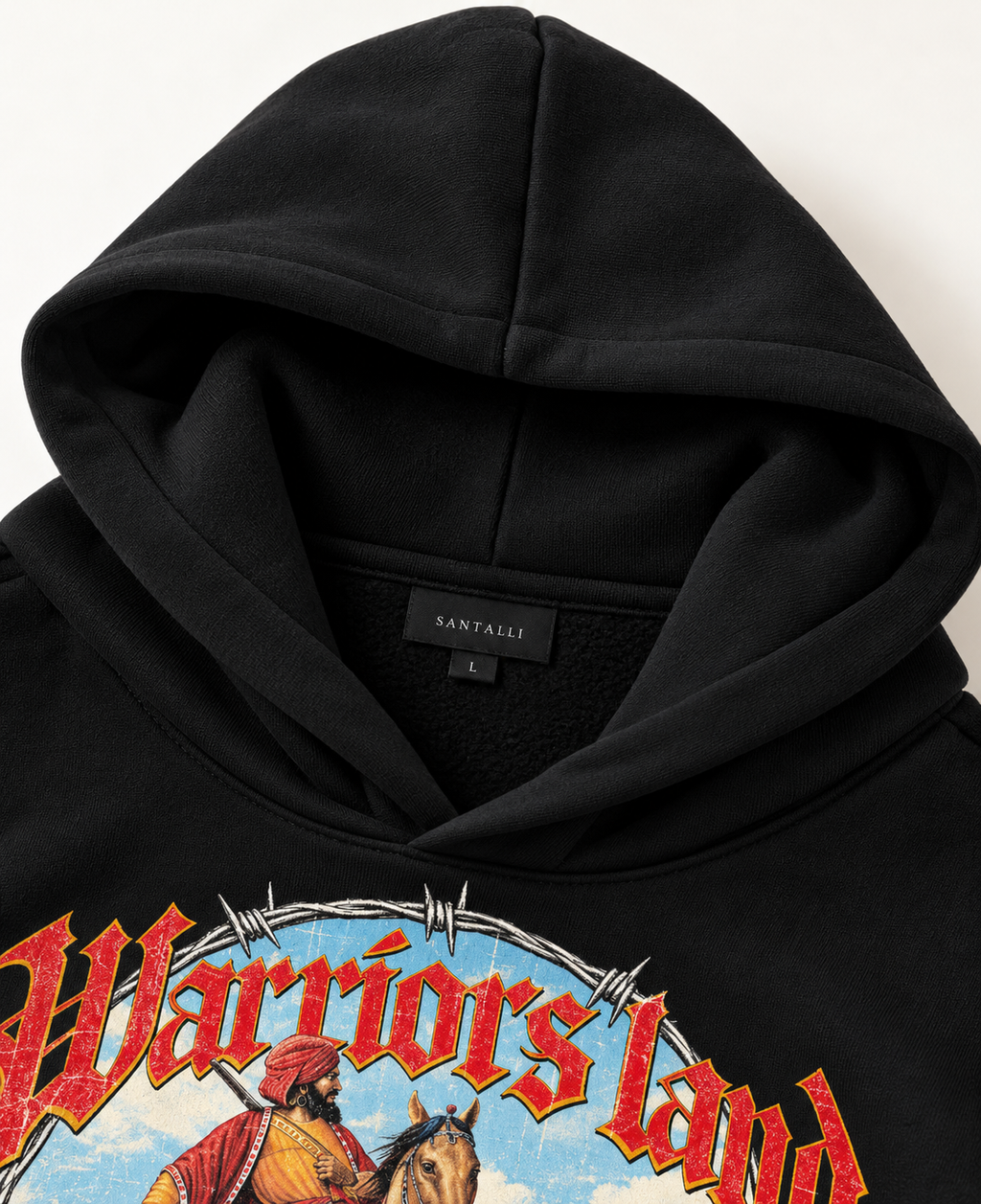WARRIOR LAND OVERSIZED BOXY FIT HOODIE