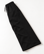 BLACK BAGGY FIT TRACK PANT