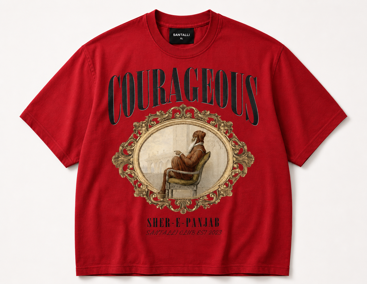 COURAGEOUS OVERSIZED T SHIRT