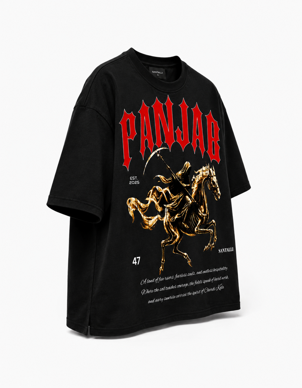 PANJAB FEARLESS OVERSIZED T SHIRT
