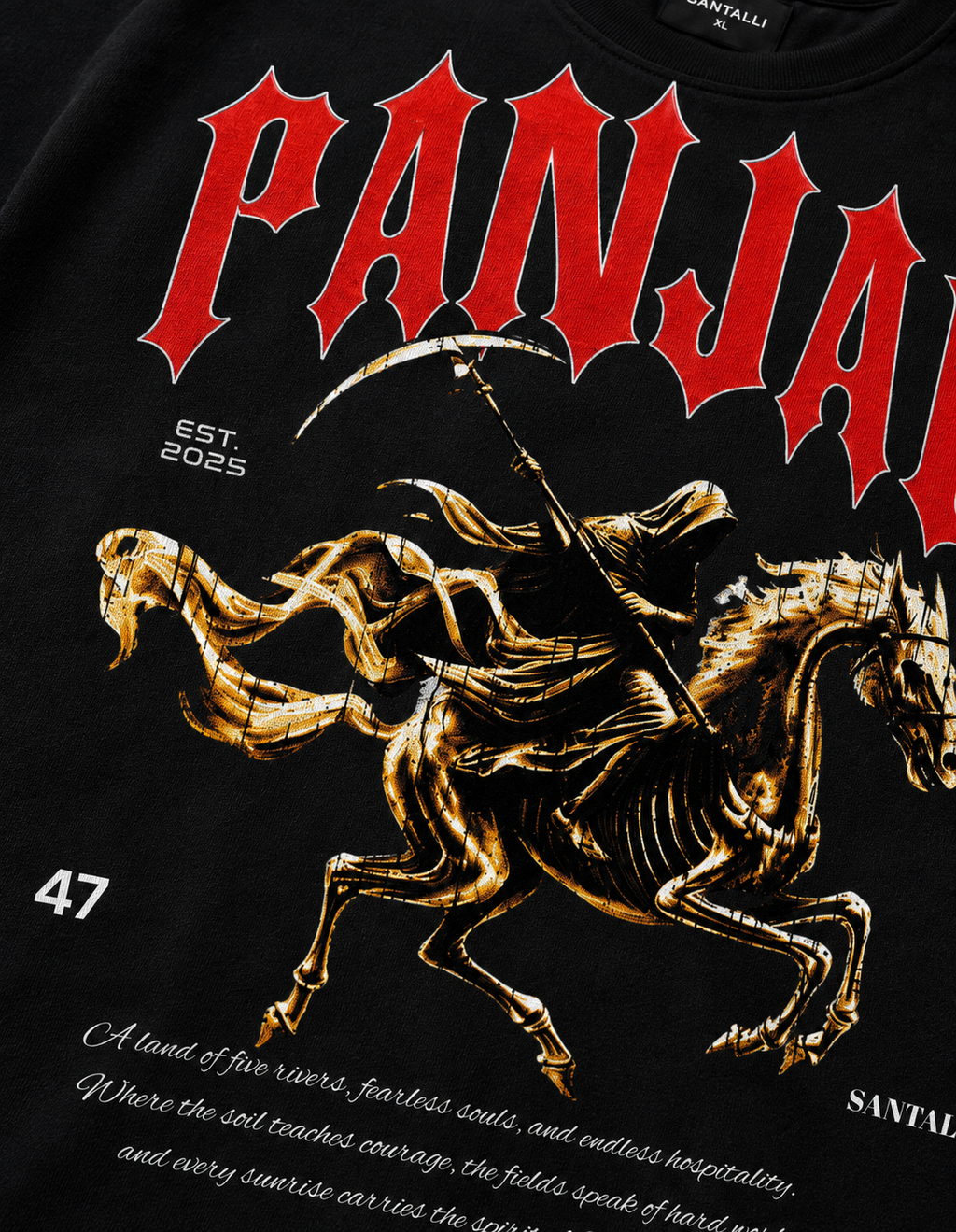 PANJAB FEARLESS OVERSIZED T SHIRT