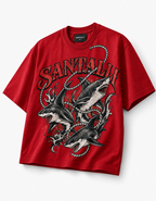 SHARK ATTACK OVERSIZED T SHIRT