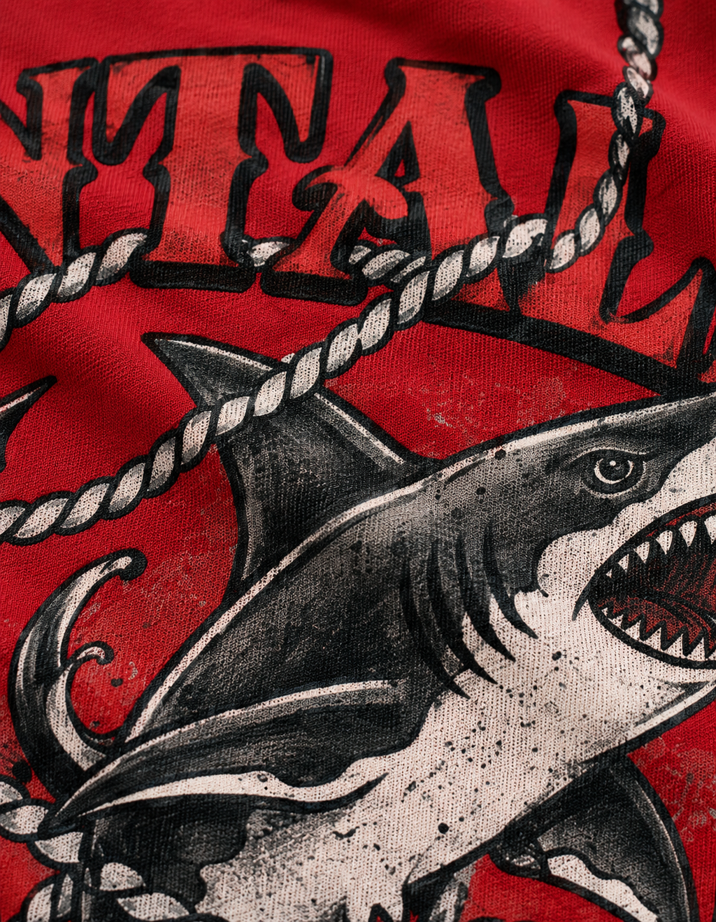 SHARK ATTACK OVERSIZED T SHIRT