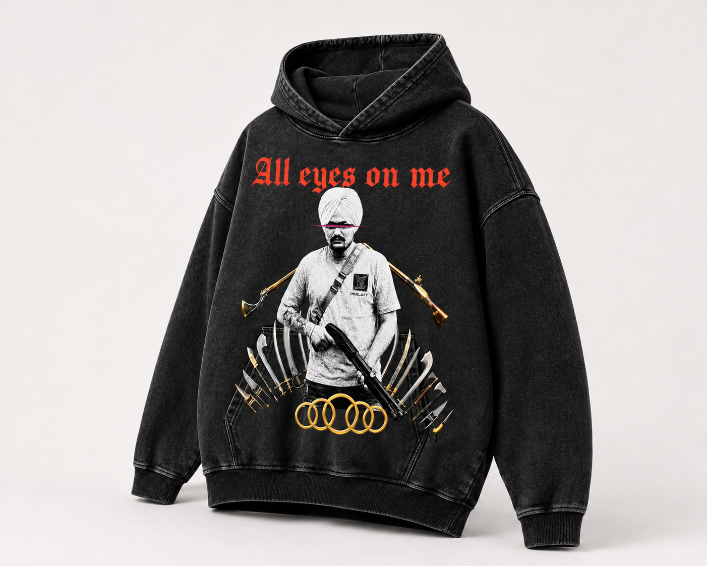 ALL EYES ON ME OVERSIZED HOODIE