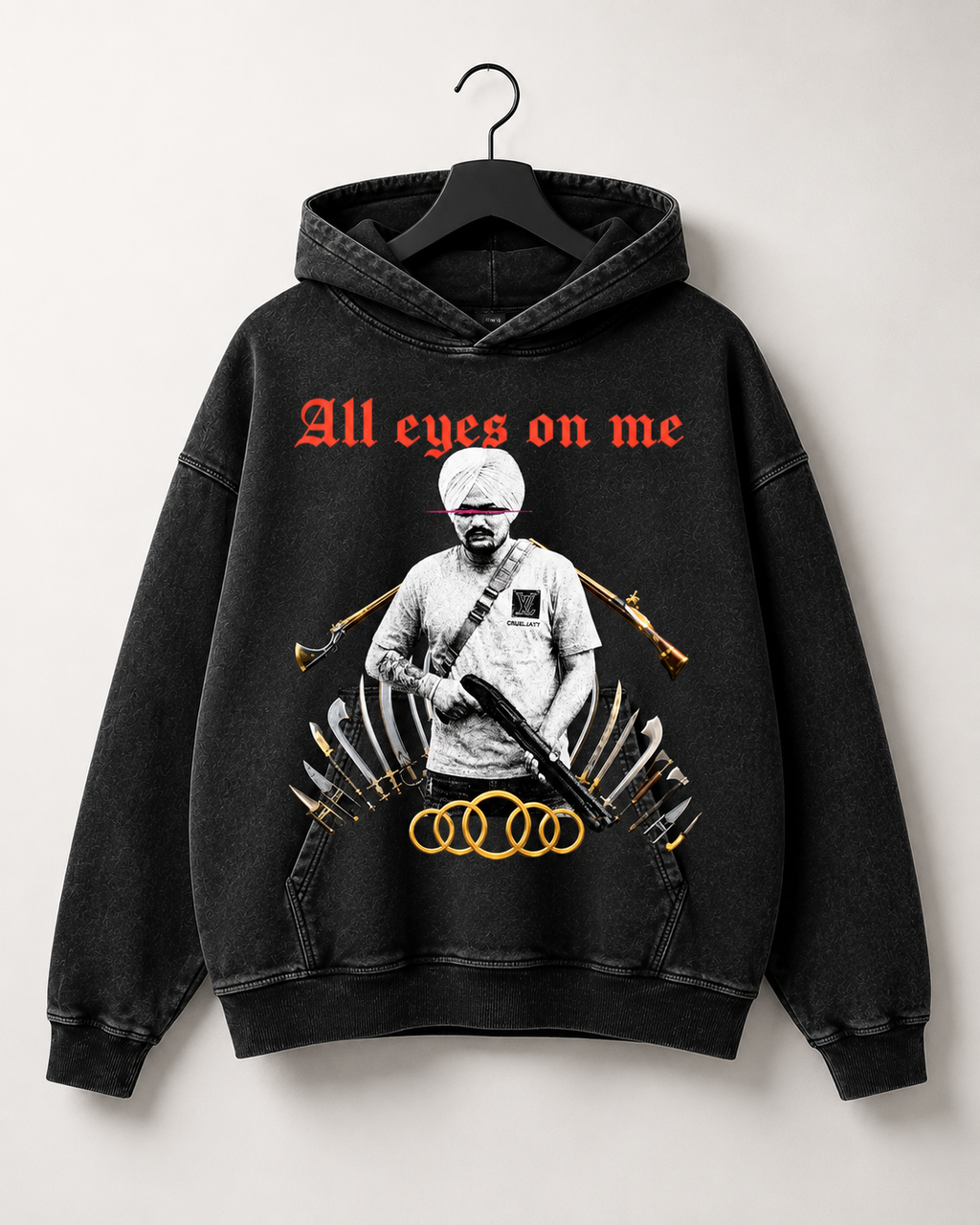 ALL EYES ON ME OVERSIZED HOODIE