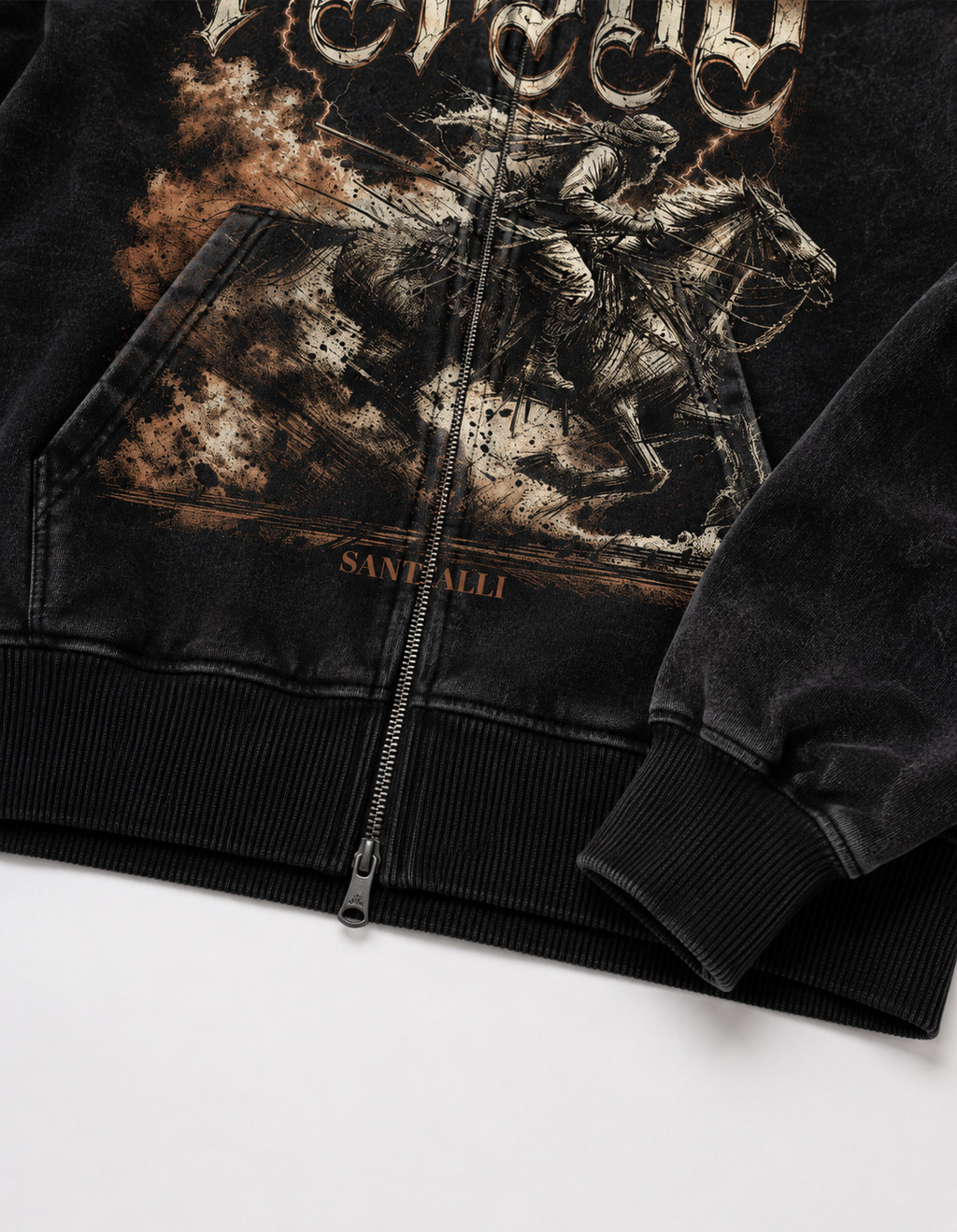 PANJAB PRIDE  OVERSIZED ZIPPER HOODIE