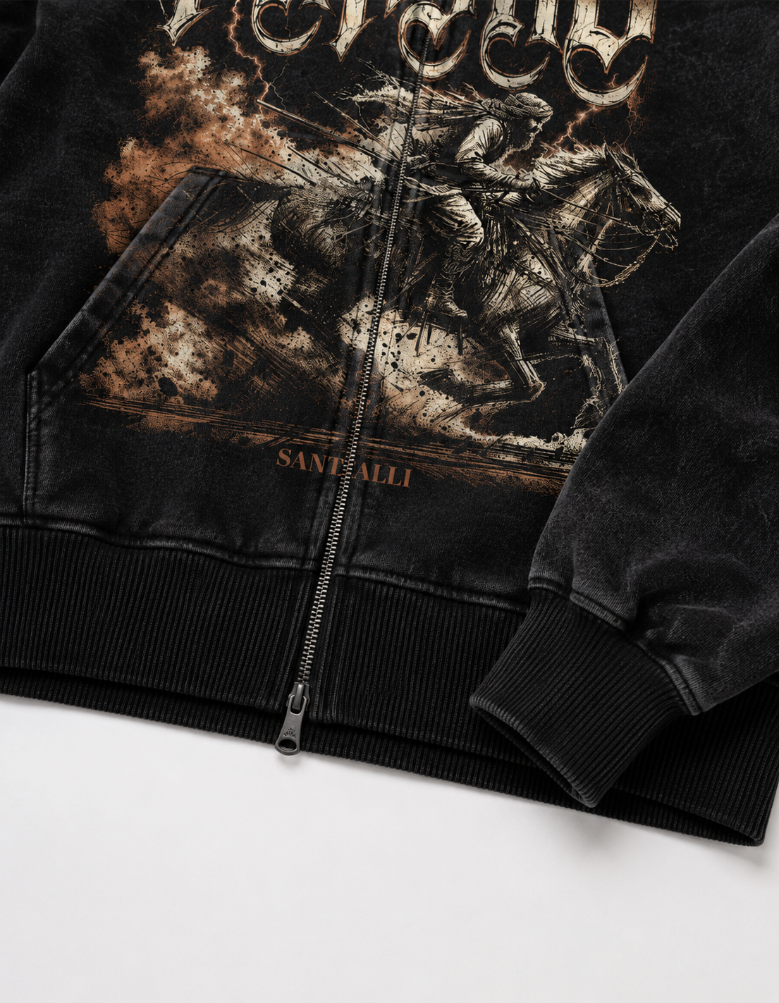 PANJAB PRIDE  OVERSIZED ZIPPER HOODIE
