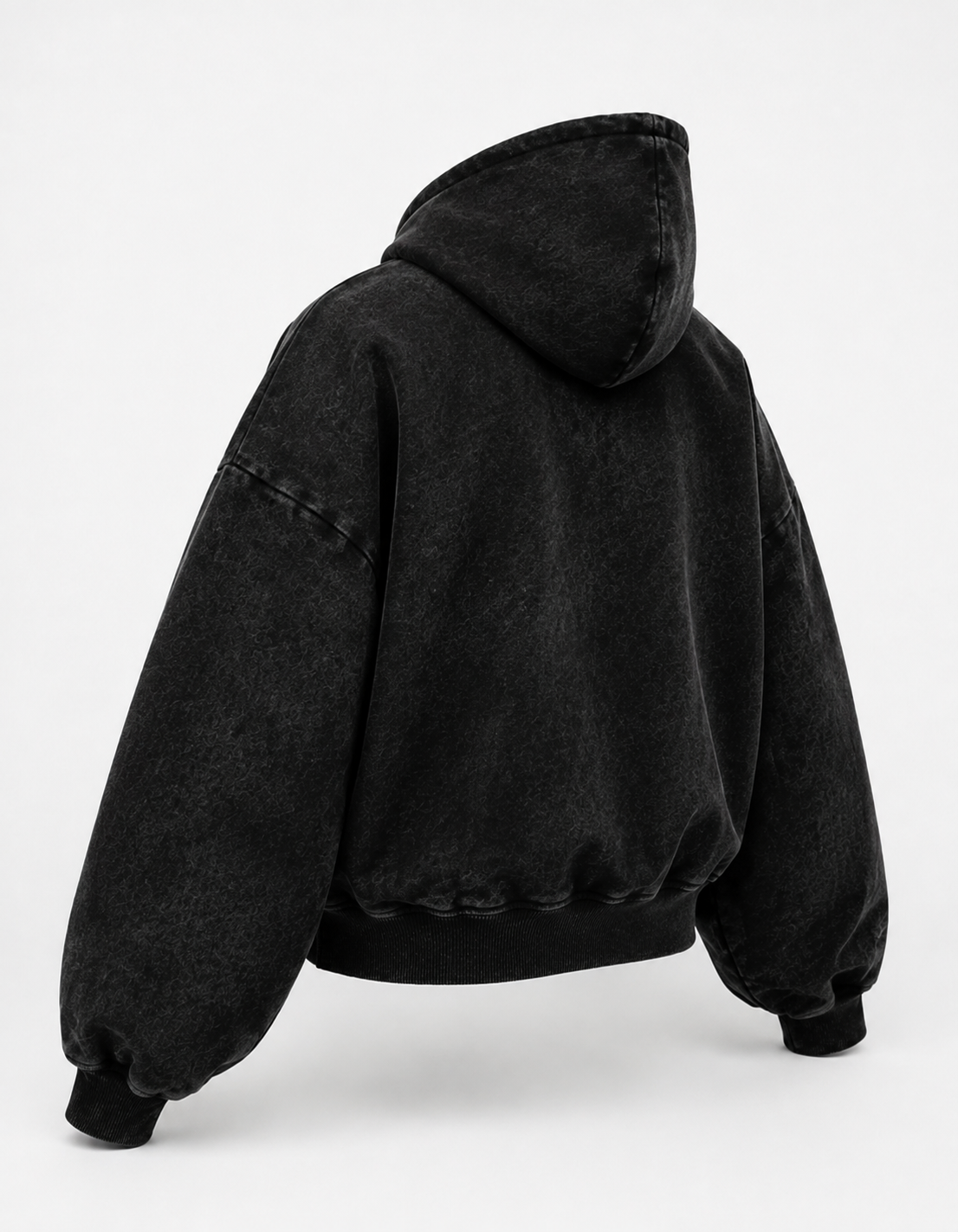 NO MERCY OVERSIZED ZIPPER HOODIE