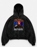 NO MERCY OVERSIZED ZIPPER HOODIE