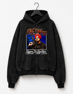 NO MERCY OVERSIZED ZIPPER HOODIE