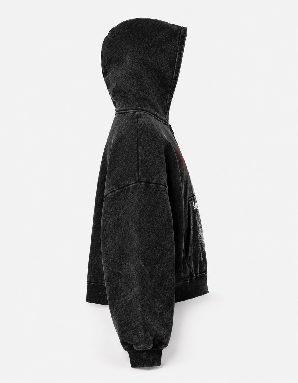 DIGNIFIED OVERSIZED ZIPPER HOODIE