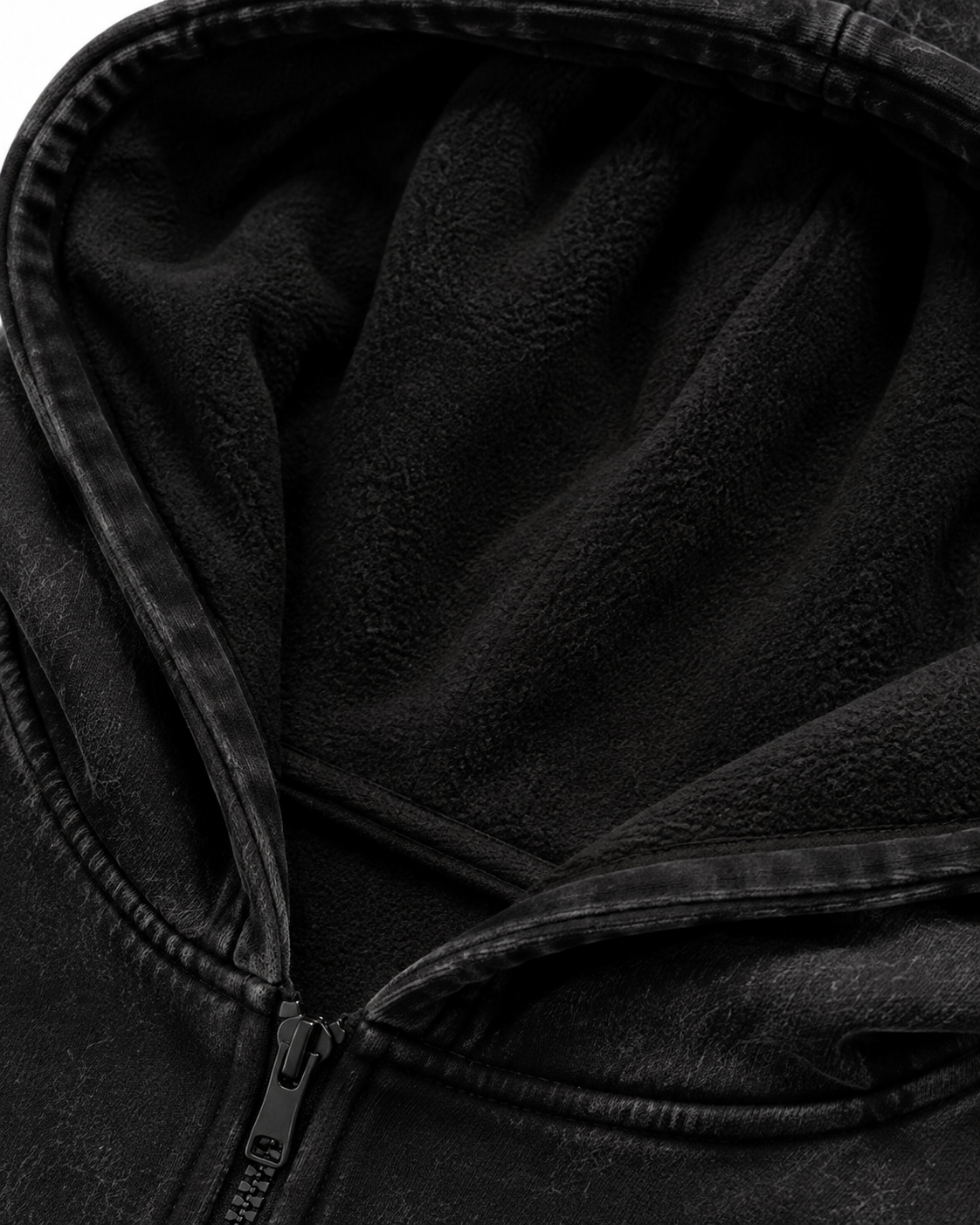 DIGNIFIED OVERSIZED ZIPPER HOODIE