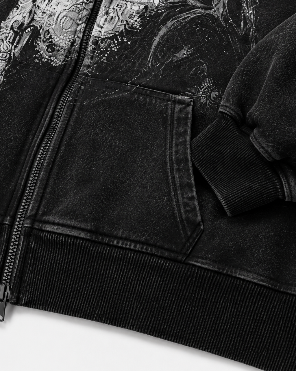DIGNIFIED OVERSIZED ZIPPER HOODIE
