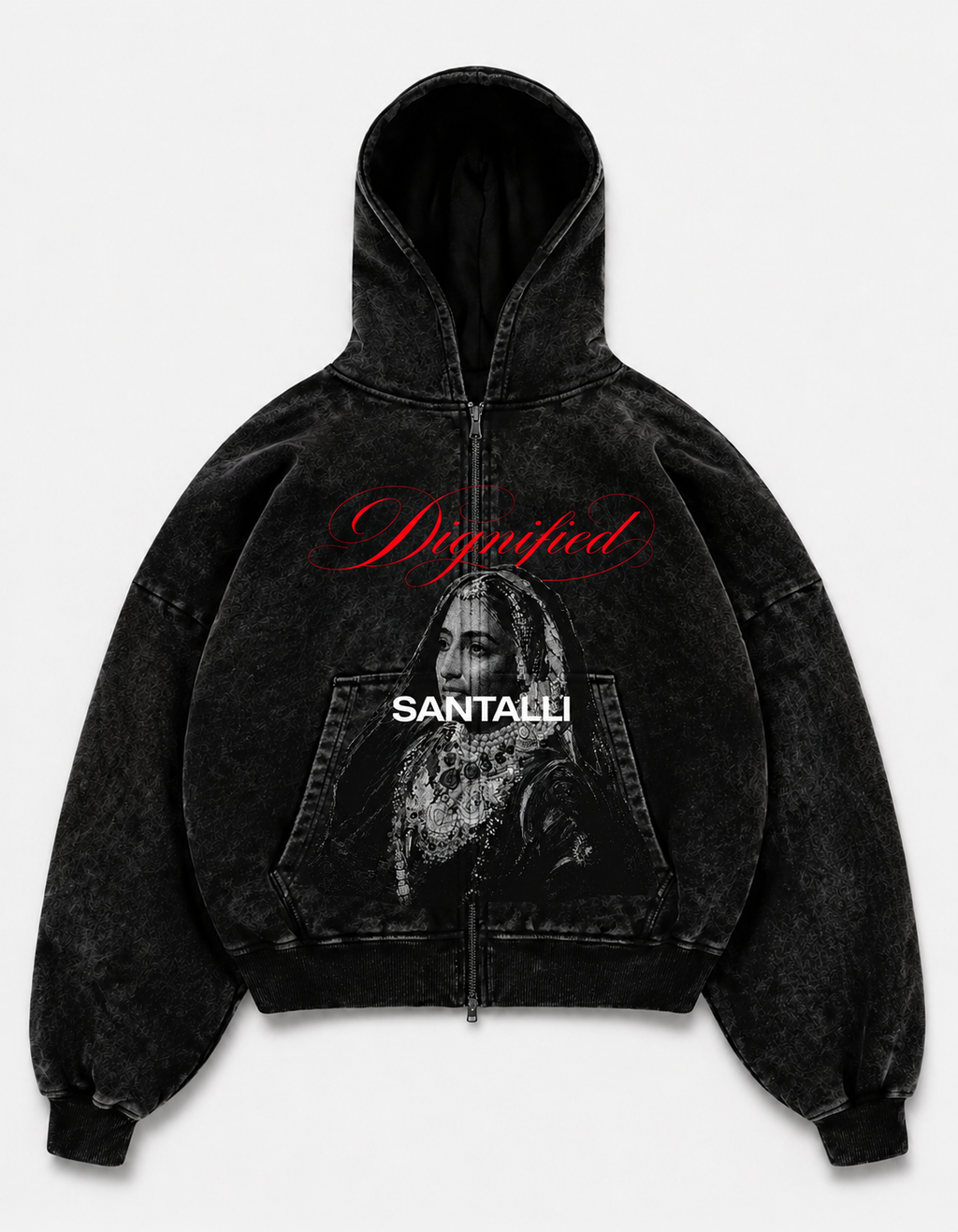 DIGNIFIED OVERSIZED ZIPPER HOODIE