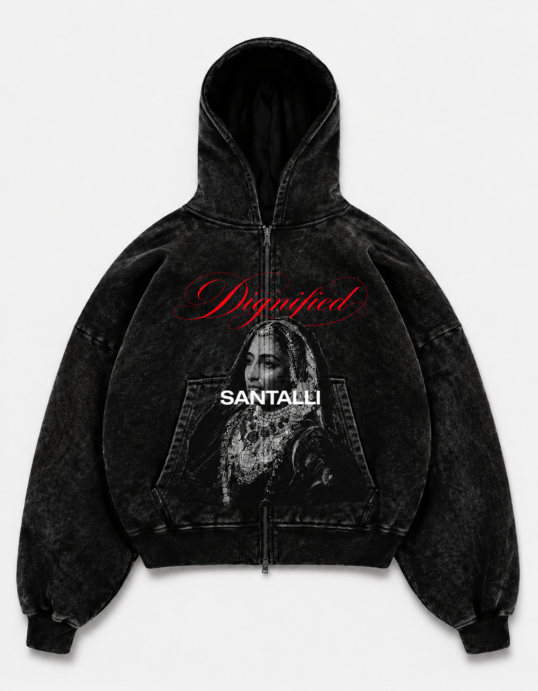 DIGNIFIED OVERSIZED ZIPPER HOODIE