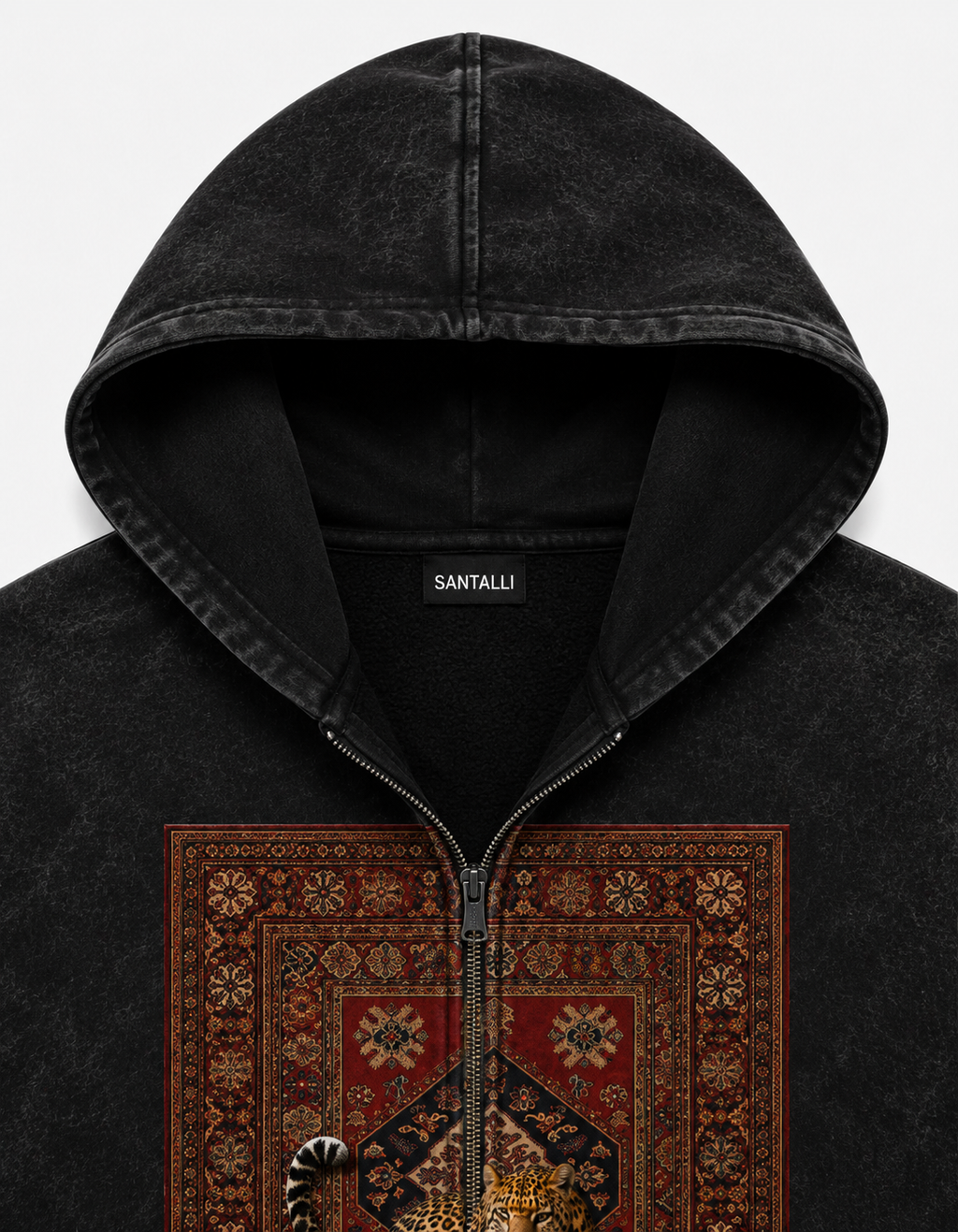 JAGUAR LEGACY OVERSIZED ZIPPER HOODIE
