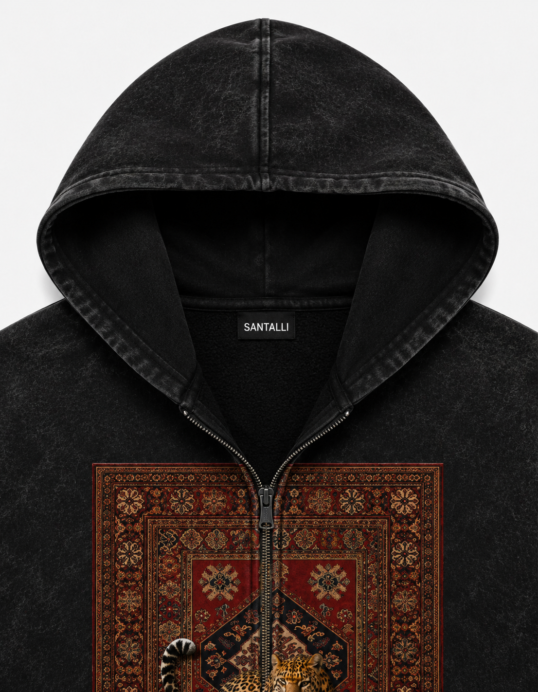 JAGUAR LEGACY OVERSIZED ZIPPER HOODIE
