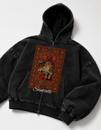 JAGUAR LEGACY OVERSIZED ZIPPER HOODIE