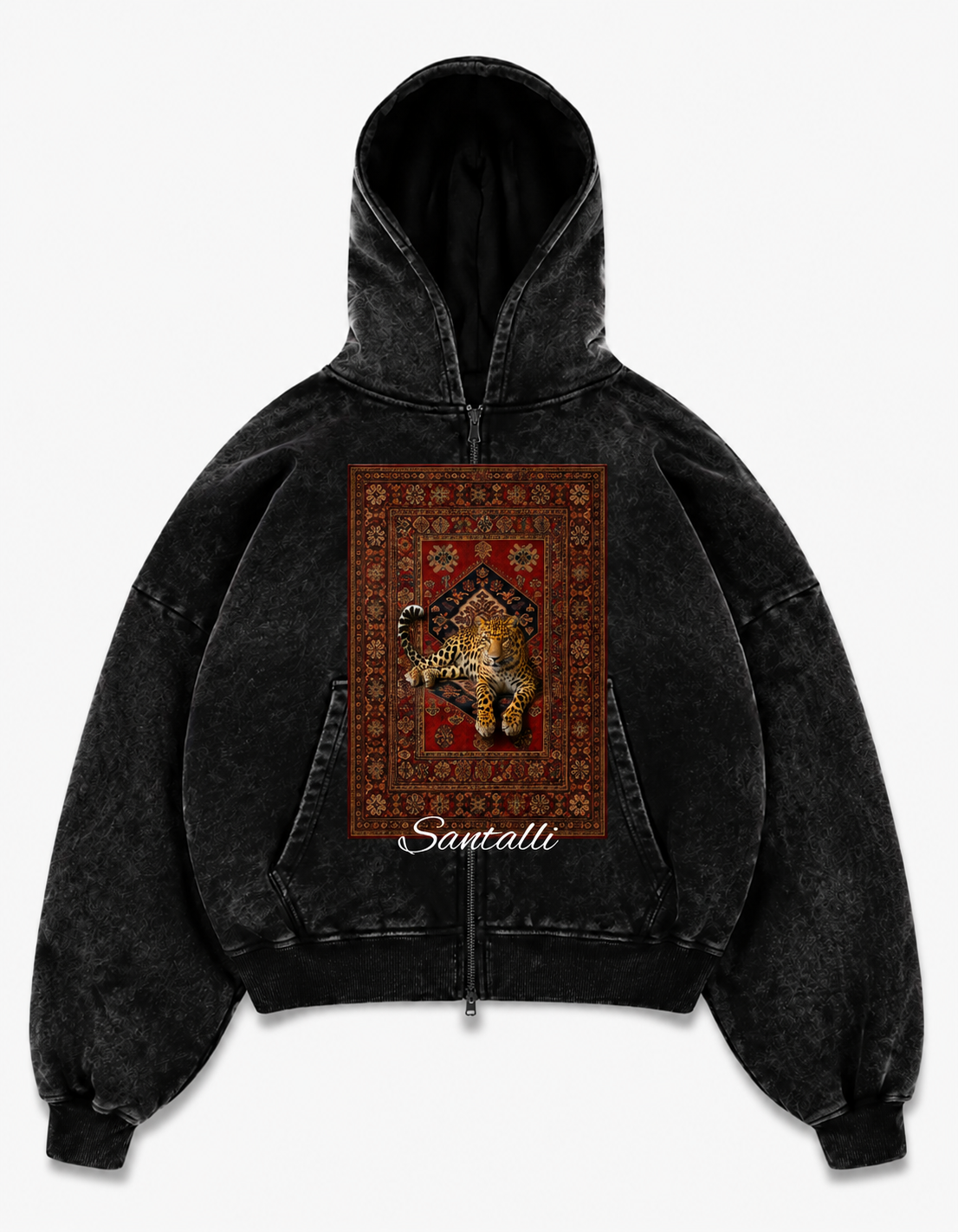 JAGUAR LEGACY OVERSIZED ZIPPER HOODIE