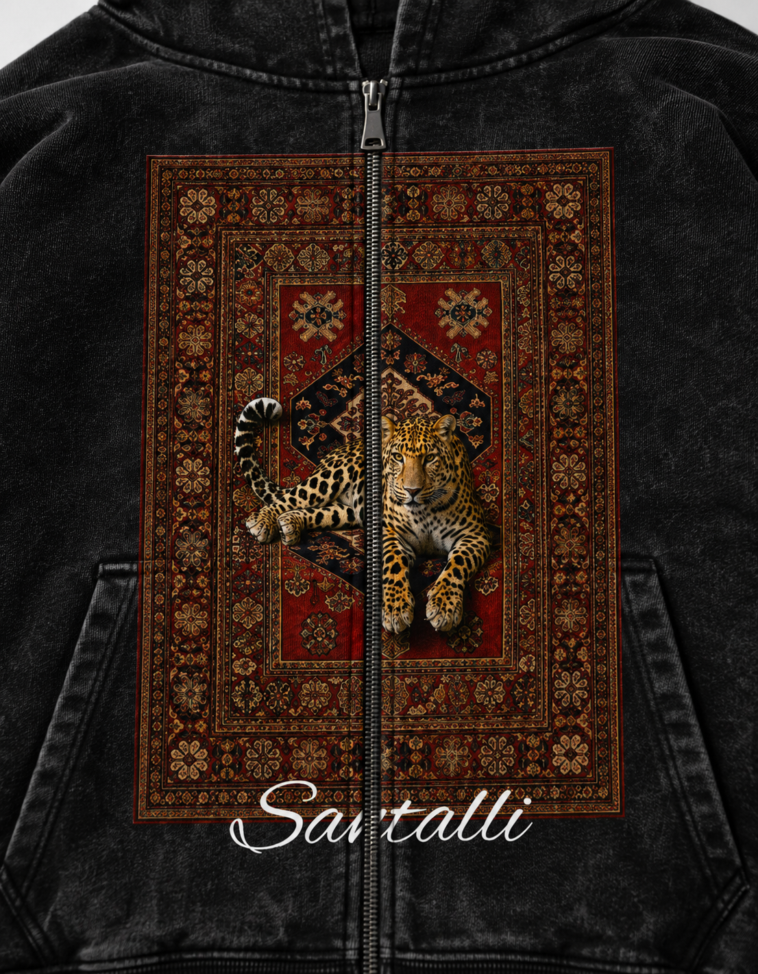 JAGUAR LEGACY OVERSIZED ZIPPER HOODIE