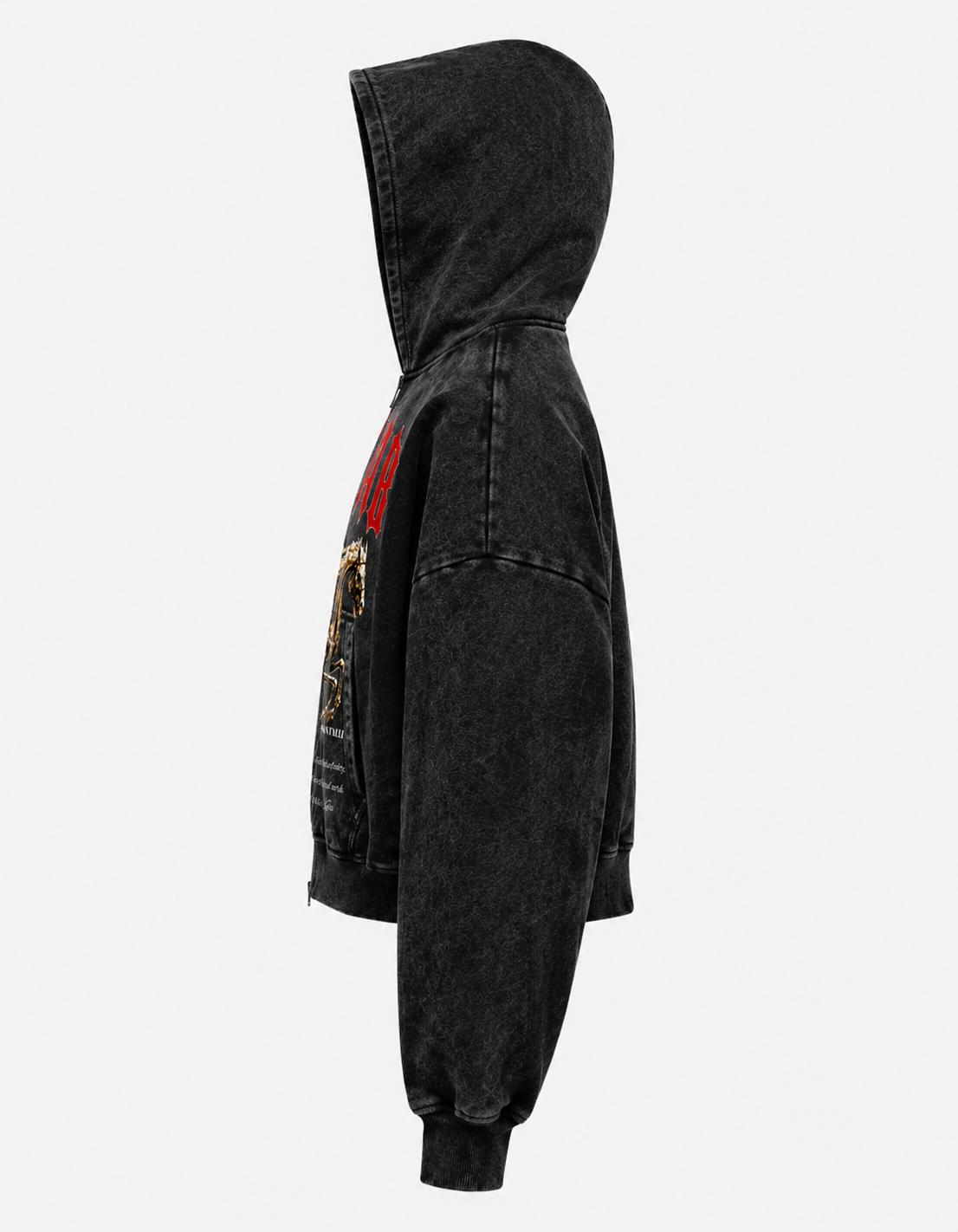 PANJAB HORSE  OVERSIZED ZIPPER HOODIE