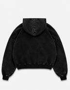 CROCO HUNT OVERSIZED ZIPPER HOODIE