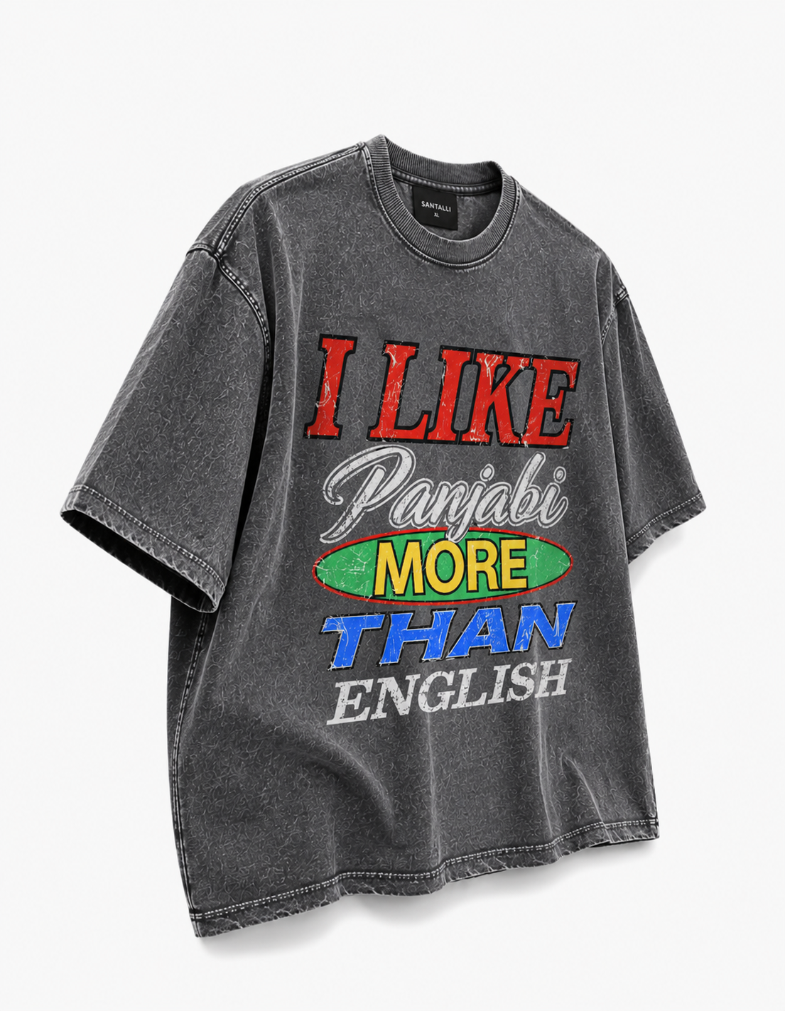LOVE PUNJABI  OVERSIZED T SHIRT