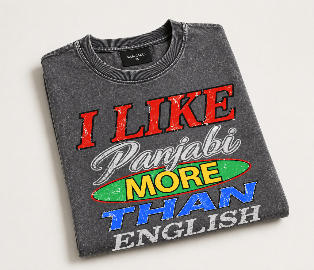 LOVE PUNJABI  OVERSIZED T SHIRT