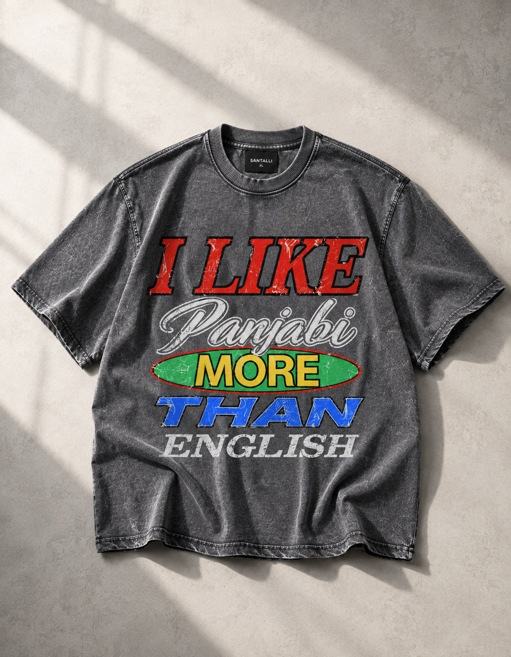 LOVE PUNJABI  OVERSIZED T SHIRT