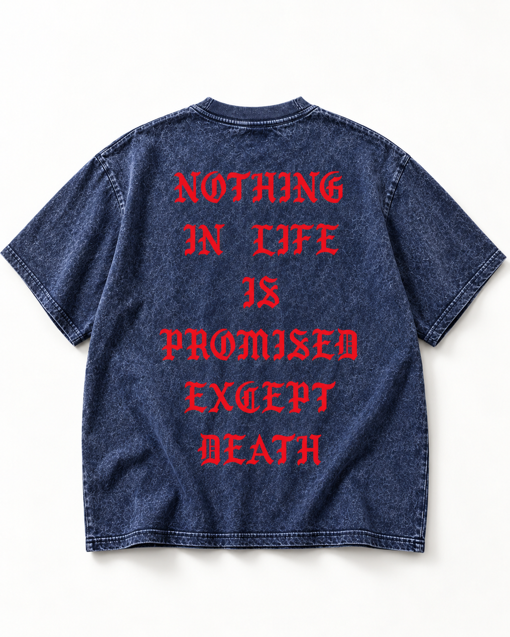 ALL EYES ON ME BLUE OVERSIZED T SHIRT