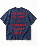 ALL EYES ON ME BLUE OVERSIZED T SHIRT