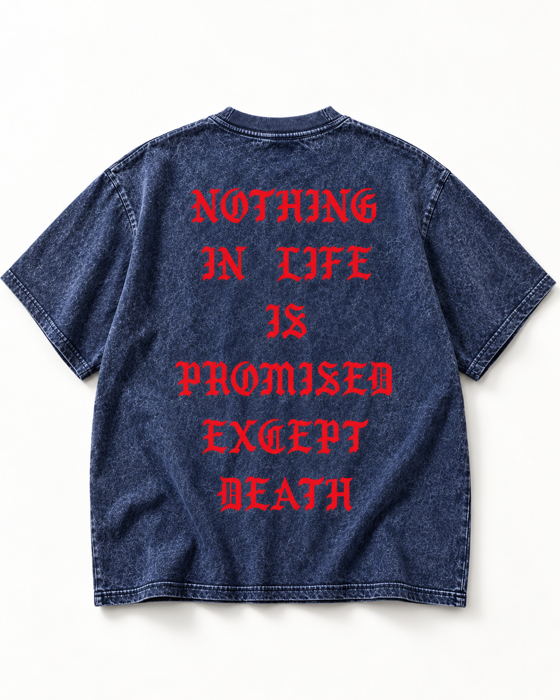 ALL EYES ON ME BLUE OVERSIZED T SHIRT