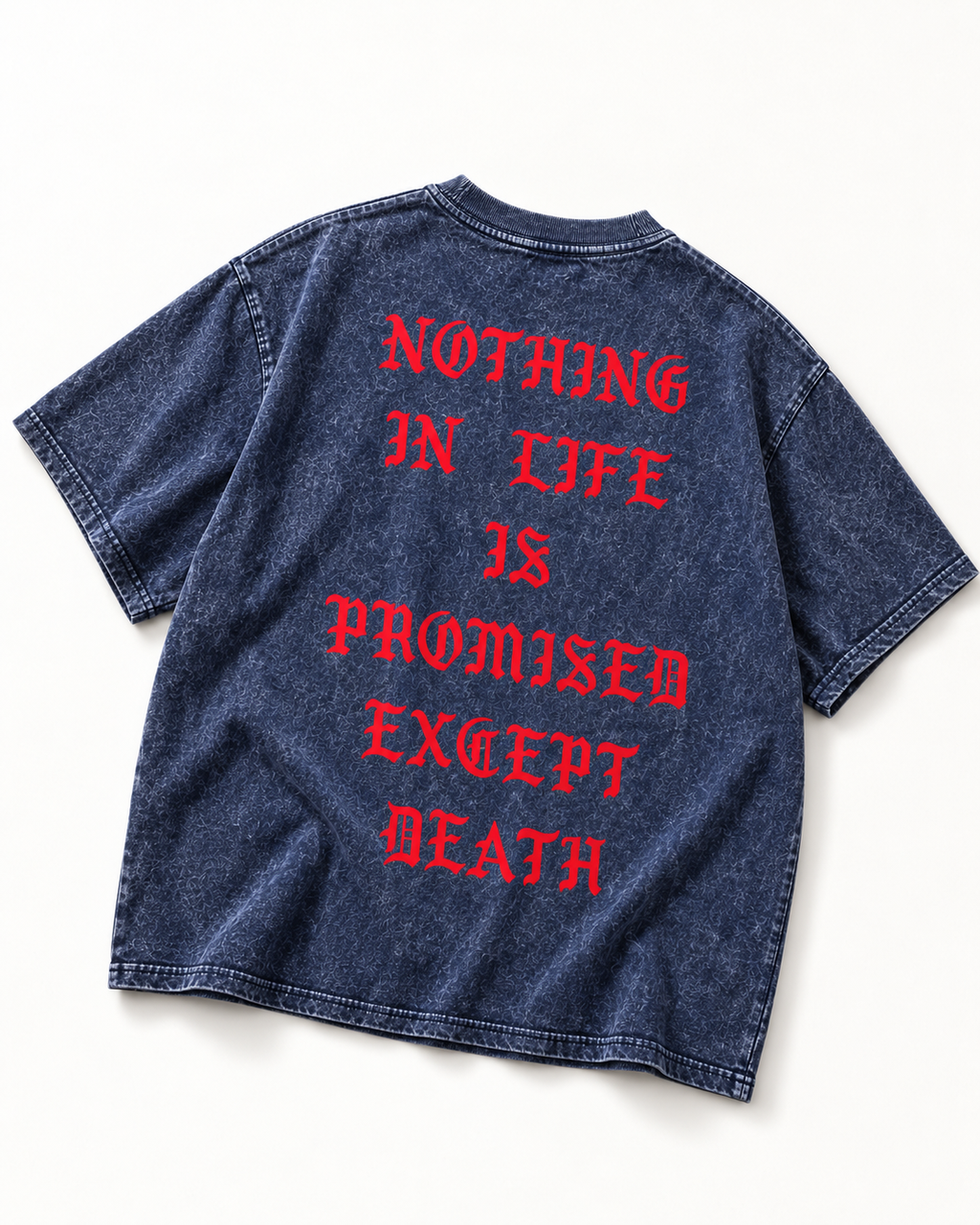 ALL EYES ON ME BLUE OVERSIZED T SHIRT