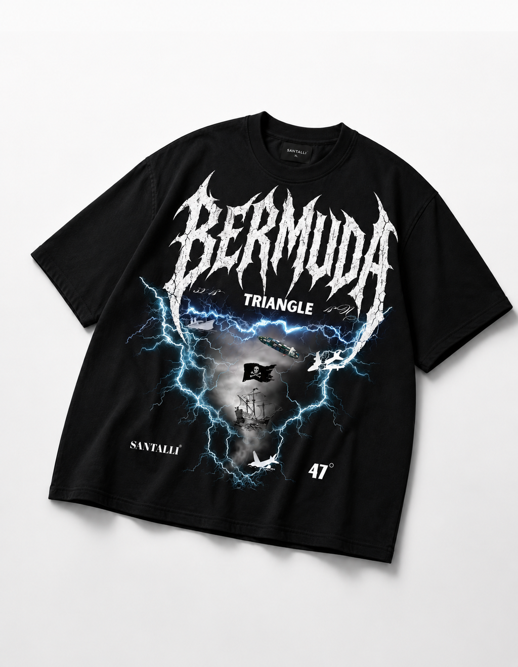 BERMUDA TRIANGLE OVERSIZED T SHIRT