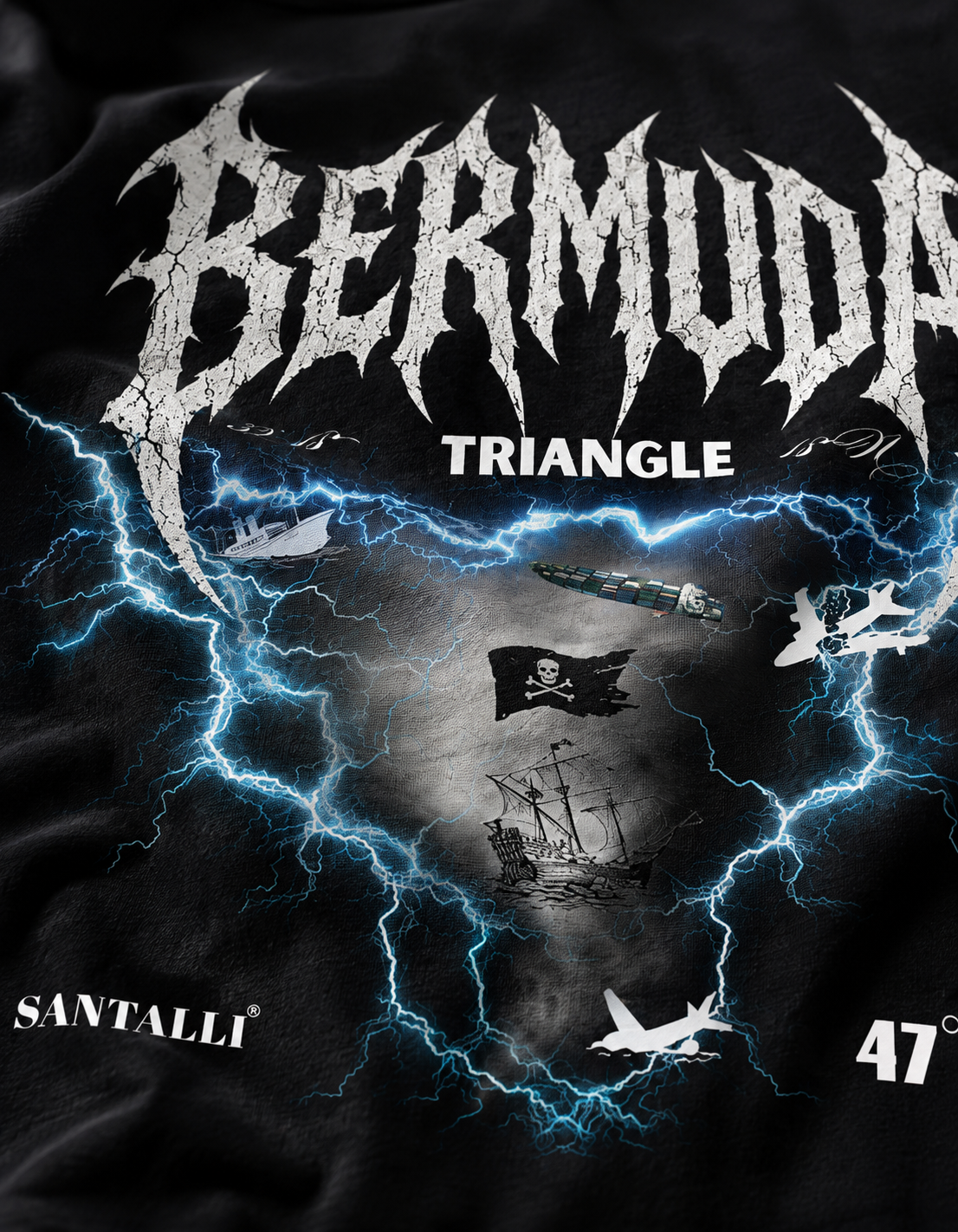 BERMUDA TRIANGLE OVERSIZED T SHIRT