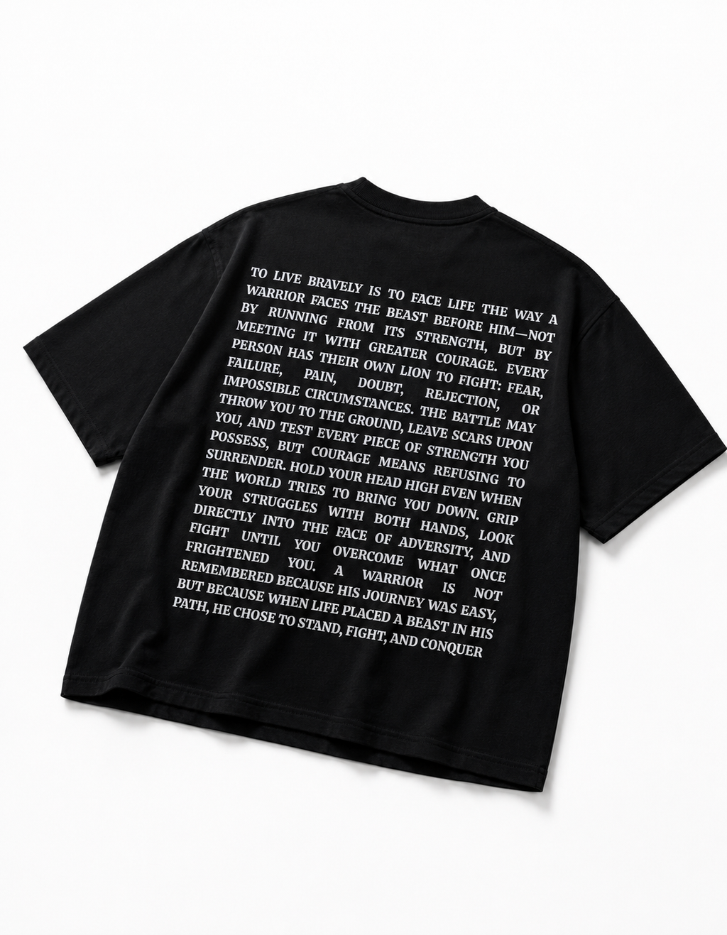 BRAVERY OVERSIZED T SHIRT