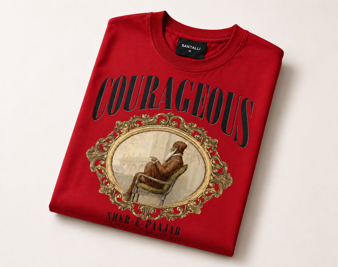 COURAGEOUS OVERSIZED T SHIRT