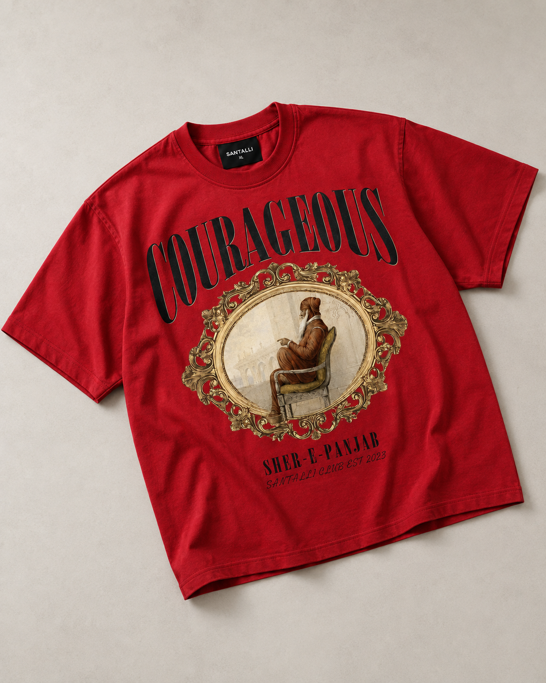 COURAGEOUS OVERSIZED T SHIRT