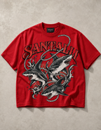 SHARK ATTACK OVERSIZED T SHIRT