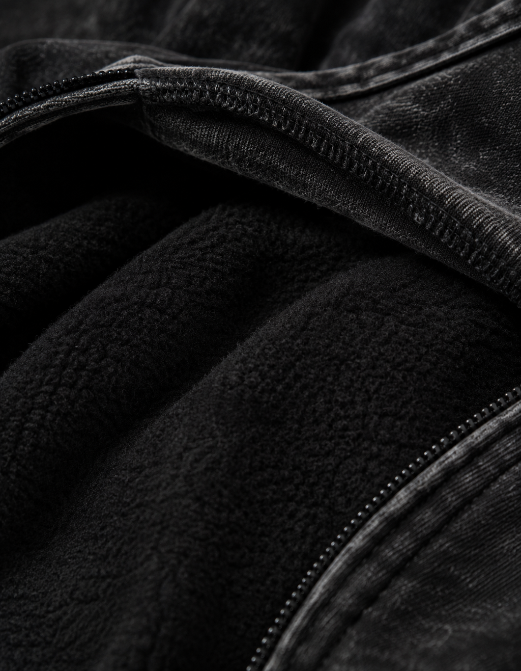 NO MERCY OVERSIZED ZIPPER HOODIE