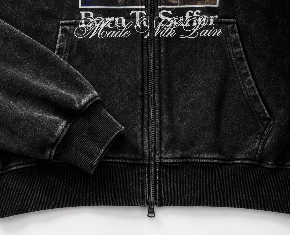 NO MERCY OVERSIZED ZIPPER HOODIE