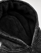 CROCO HUNT OVERSIZED ZIPPER HOODIE