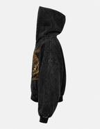 CROCO HUNT OVERSIZED ZIPPER HOODIE
