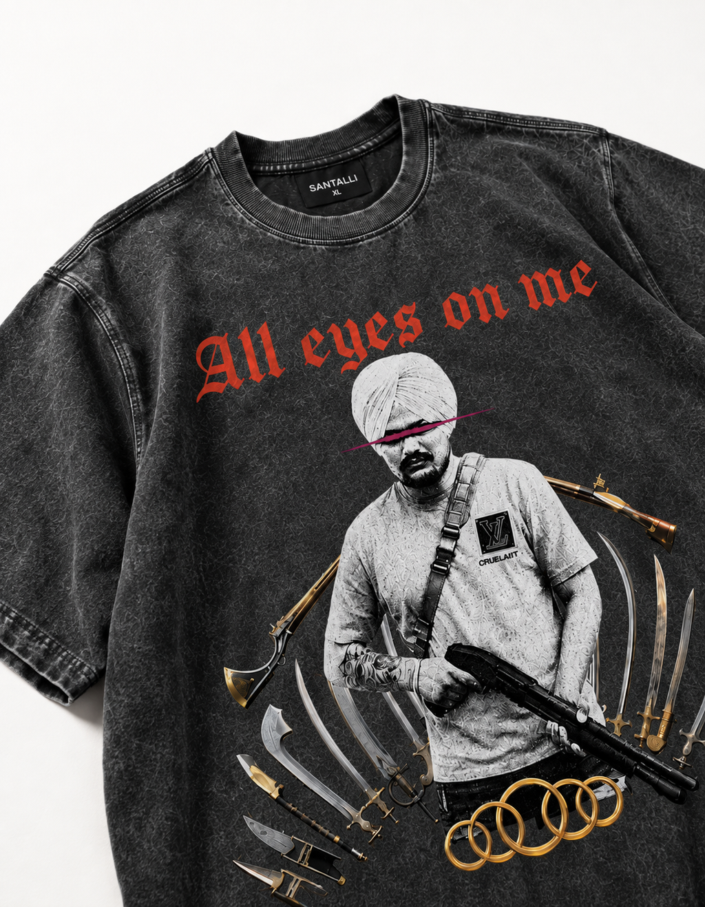 ALL EYES ON ME OVERSIZED T SHIRT