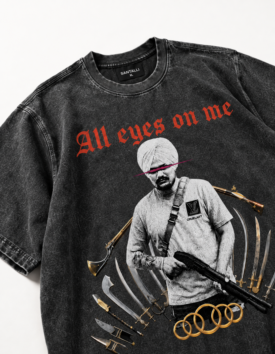 ALL EYES ON ME OVERSIZED T SHIRT