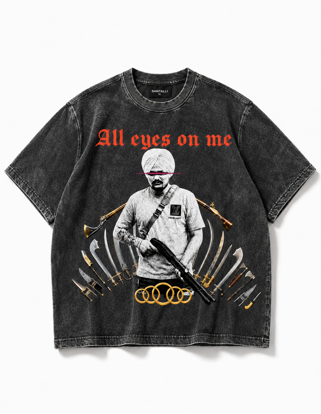 ALL EYES ON ME OVERSIZED T SHIRT