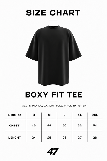 STAND UP BOXY FIT T-SHIRT